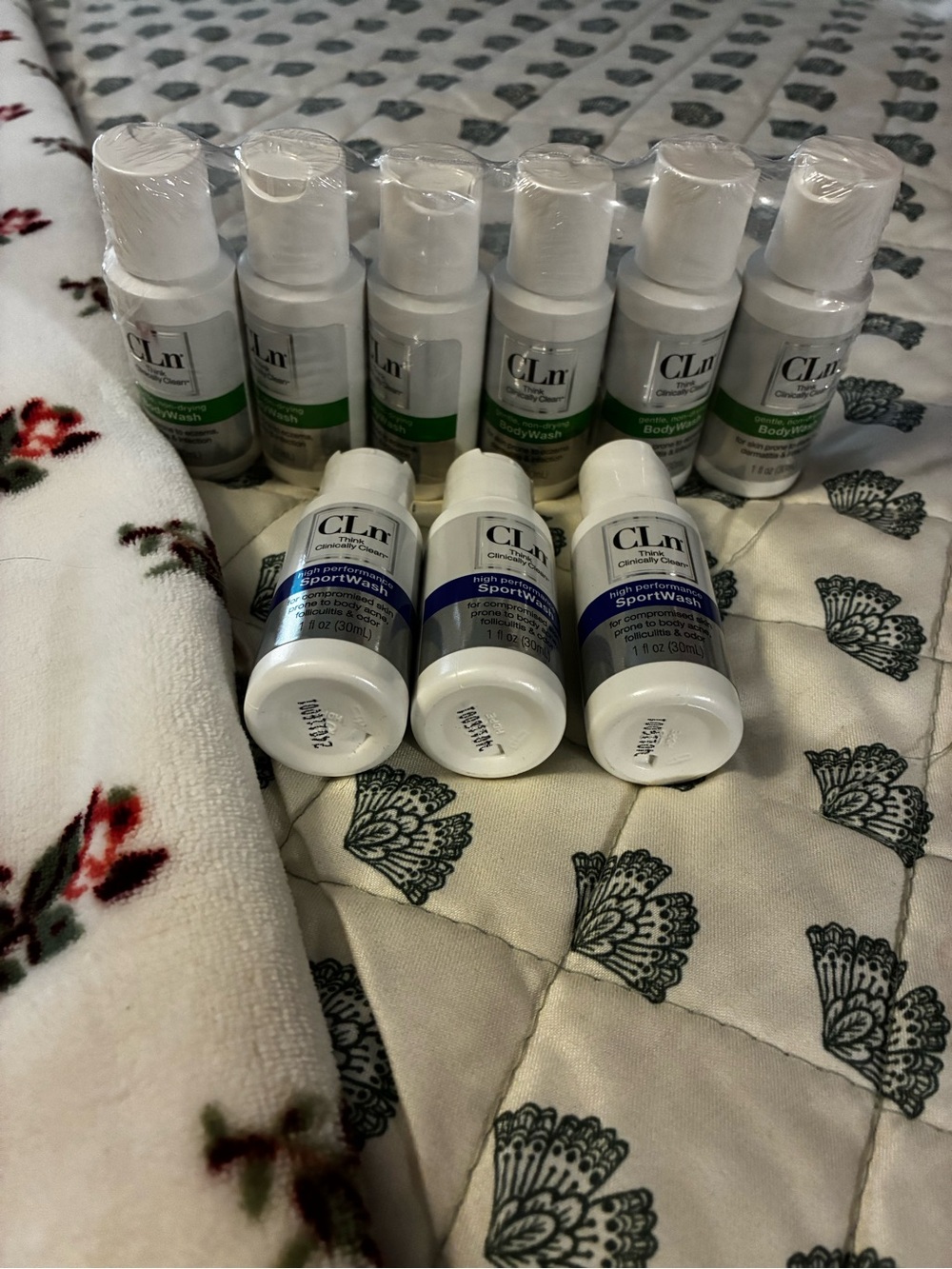 CLn Travel Size Body & Sport Washes - Assorted Scents 9-1 Oz Bottles 🆕